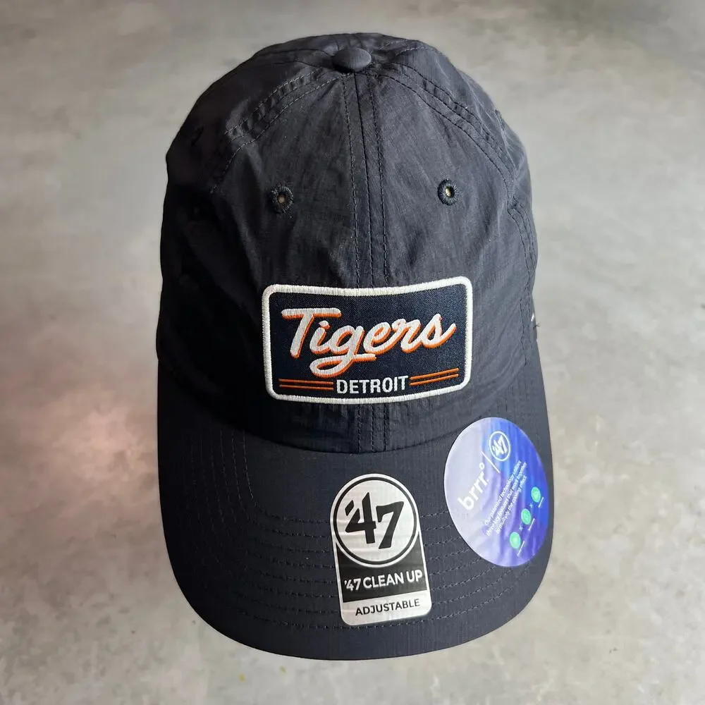 Detroit Tigers ’47 Clean Up Adjustable Blue Hat Brrr Cooling OSFA MLB NWT